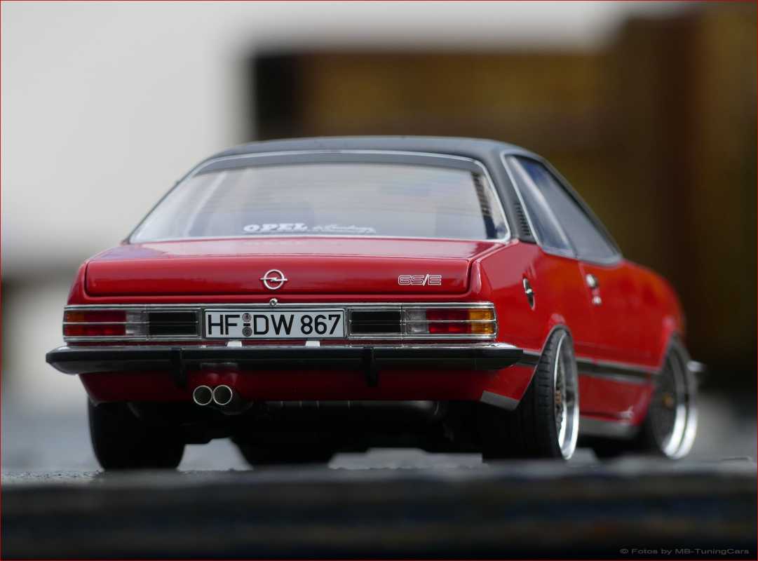 1:18 OPEL Commodore B GS/E Coupe Bj.75 Rot Limited Edition + OVP